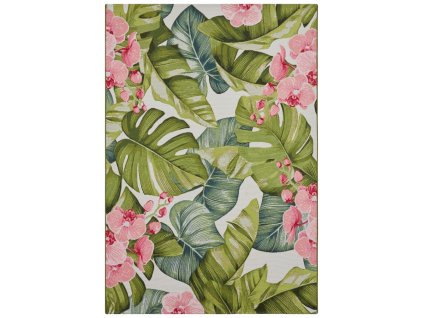 Kusový koberec Flair 105615 Tropical Multicolored – na ven i na doma (Rozměry koberců 120x180)