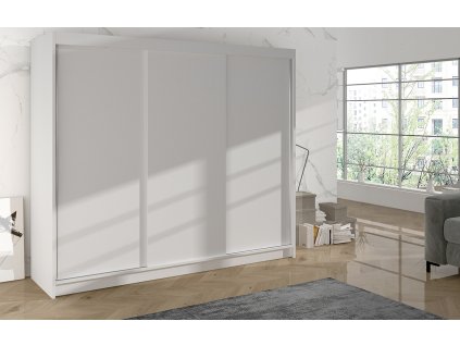 Skříň Debora II 200 - bílá