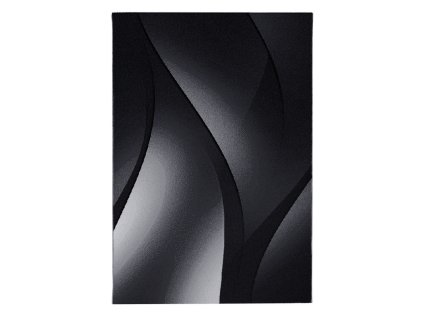 Kusový koberec Plus 8010 black (Rozměry koberců 80x300)