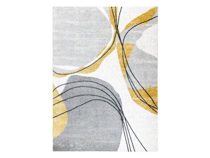 Kusový koberec Fusion 5868 white/yellow (Rozměry koberců 80x150)