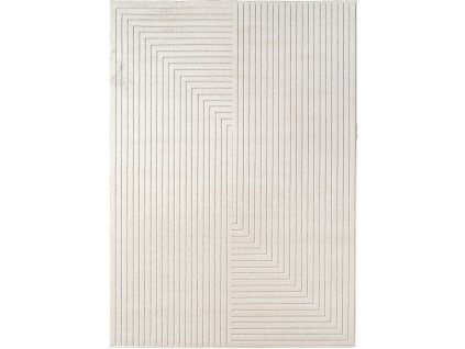 Běhoun Nova 1202 cream - na ven i na doma (Rozměry koberců 80x250)