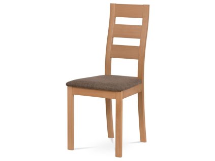 Židle jídelní, hnědá, masiv, BC-2603 BUK3 (Barva Hnědá)