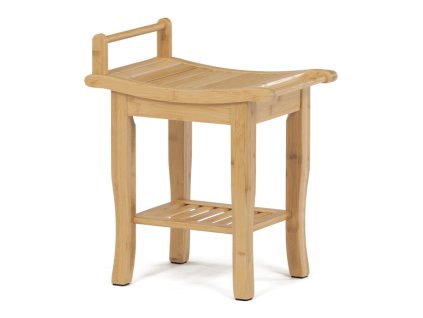 Taburet, bambus, přírodní, DR-B063 NAT (Barva Přírodní)