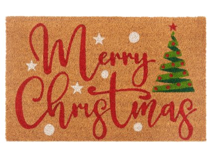 Rohožka Veselé Vánoce 106197 - na ven i na doma (Rozměry koberců 40x70)