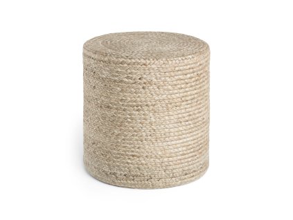 Sedací vak JUTTA POUF 106235 Beige/Grey (Koberec na míru - rozměry 40x40)