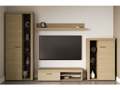 Obývací stěna Rizo dub olejovaný