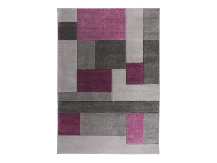 Kusový koberec Hand Carved Cosmos Purple/Grey (Rozměry koberců 80x150)