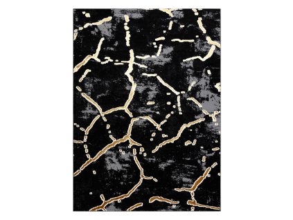 Kusový koberec Allure 1967 black/gold (Rozměry koberců 80x150)