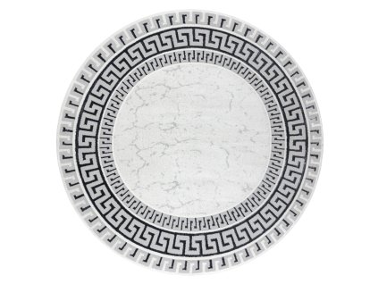Kusový koberec Allure 1960 white/grey kruh (Rozměry koberců 120x120 (průměr) kruh)