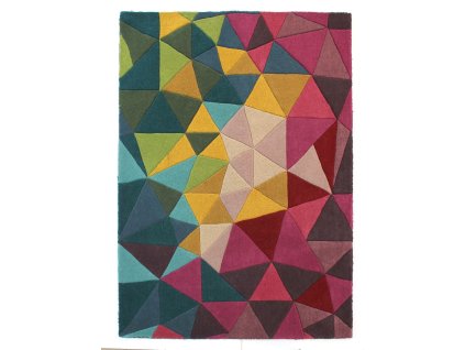 Ručně všívaný kusový koberec Illusion Falmouth Multi (Rozměry koberců 120x170)