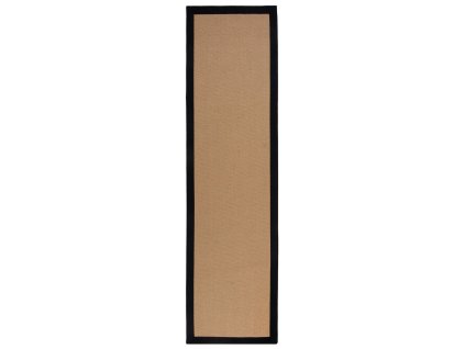 Běhoun Herringbone Border Kira Black (Rozměry koberců 60x230)