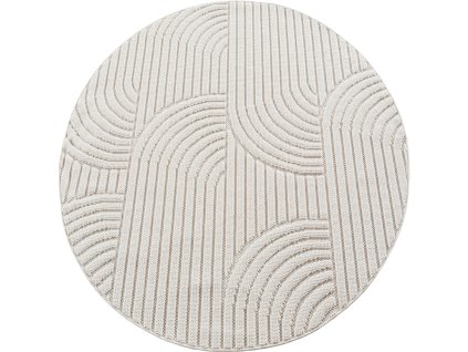 Kusový koberec Helix 2201 cream kruh (Rozměry koberců 120x120)