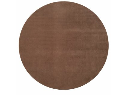 Kusový koberec Joy 1400 mocca kruh (Rozměry koberců 120x120 (průměr) kruh)