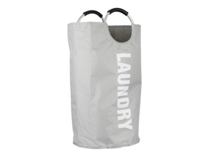 Koš na prádlo plátěný, barva šedivá. (Barva Šedá)