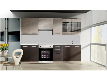 Kuchyňská linka CHAMOUNIC 240 cm (Varianta dub ferrara)