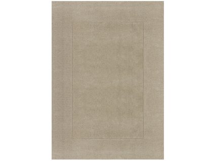 Kusový ručně tkaný koberec Tuscany Textured Wool Border Natural (Rozměry koberců 120x170)