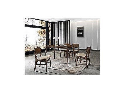 Jídelní set IVO stůl + TARA židle 4ks (Varianta Ořech 3)