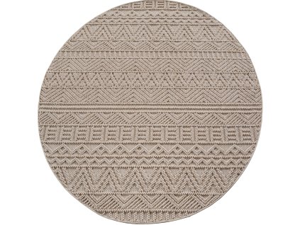 Kusový koberec Helix 2202 beige kruh (Rozměry koberců 120x120)