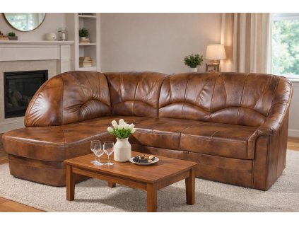 Kožená sedací souprava Yasin levá