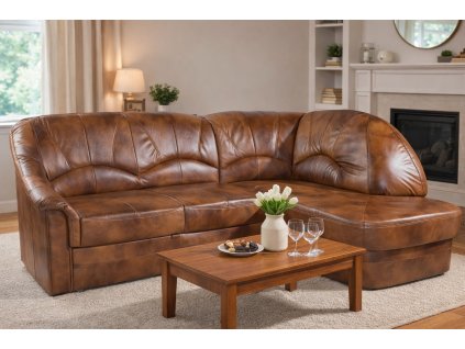 Kožená sedací souprava Yasin pravá