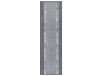 Běhoun Basic 105488 Light Grey (Rozměry koberců 80x350)