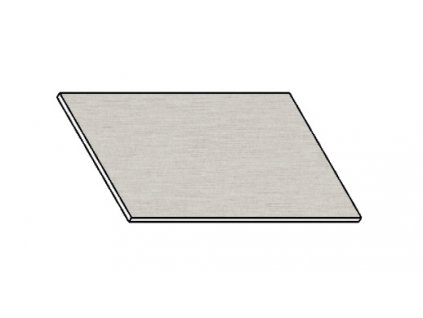 Kuchyňská pracovní deska 20 cm aluminium mat