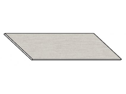 Kuchyňská pracovní deska 220 cm aluminium mat