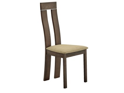 Dřevěná židle, třešeň/Magnolia látka hnédá, DESI
