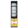 bookcase with drawers case 3s