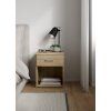 Praktický noční stolek Sid 1S, dub sonoma, lamino, kompaktní design