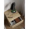 Praktický noční stolek Sid 1S, dub sonoma, lamino, kompaktní design