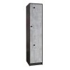 Skříň Tomio R3 grafit/enigma s 4 policemi, odolná a moderní