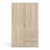 Skříň NEPTUN (M) 2D šatní, 100cm (Varianta dub sonoma)
