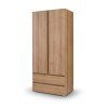 Skříň KOSMOS C02 šatní, 92cm (Varianta bílá)