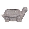 Želva - obal na květiny, magnesium, imitace kamene (Barva Šedá)