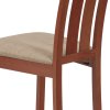Jídelní židle, hnědá, masiv, BC-2602 TR3 (Barva Hnědá)