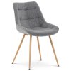 Jídelní židle, šedá, látka, CT-394 GREY2 (Barva Šedá)