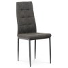 Jídelní židle, šedá, látka, DCL-397 GREY2 (Barva Šedá)