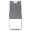Jídelní židle, šedá, ekokůže, DCL-418 GREY (Barva Šedá)