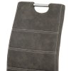 Jídelní židle, šedá, látka, HC-483 GREY3 (Barva Šedá)
