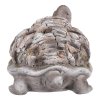 Želva - zahradní dekorace, magnesium, imitace kamene (Barva Šedá)