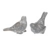 Ptáček - betonová figurka, šedá, mix 2 druhů, cena za 1 ks (Barva Šedá)