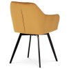 Jídelní židle, žlutá, sametová látka, DCH-425 YEL4 (Barva Žlutá)
