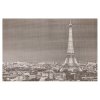 Prostírání plastové - motiv Paříže, 45 x 30 cm (Barva Šedá)