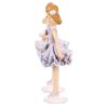 Víla v sukni - polyresinová figurka, fialová, mix 2, cena za 1 ks (Barva Fialová)