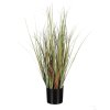 Tráva umělá - v černém plastovém obalu, zeleno-hnědá (Barva Zelená)