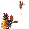 Trs umělý - barevné listí a plody, mix 5 druhů, cena za 1 ks (Barva Vícebarevná)