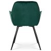 Jídelní židle, zelená, sametová látka, DCH-421 GRN4 (Barva Zelená)