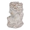 Obal betonový - bysta ženské hlavy (Barva Šedá)