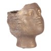 Obal betonový - tvar hlavy, barva měděno-zlatá (Barva Měděná)